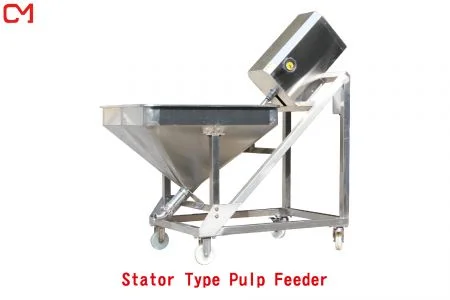 Stator-type pulp feeder